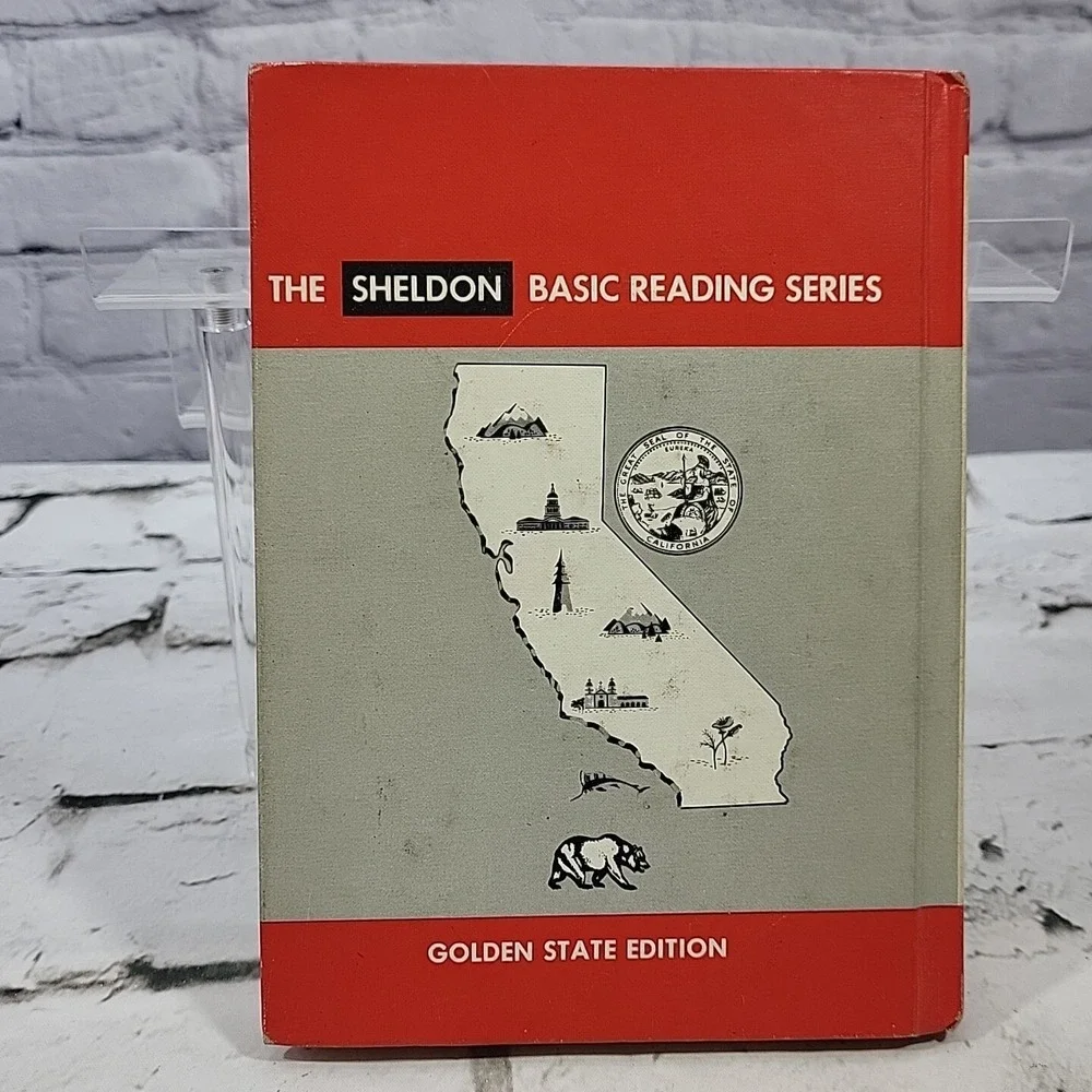 Vintage Our School William D Sheldon Basic‎ Reading Series 1957 Allyn Bacon HC